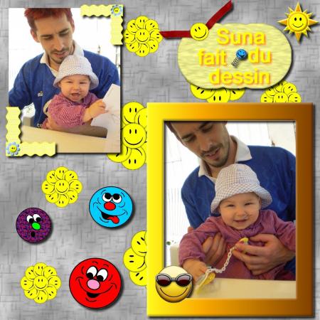 suna fait du dessin 