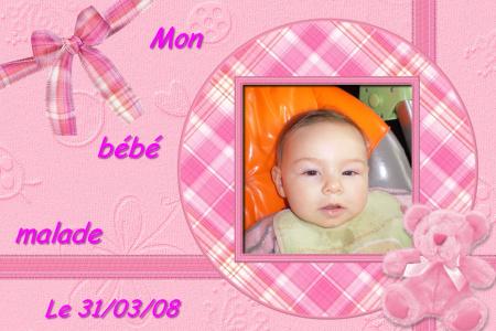 Mon b�b� malade 