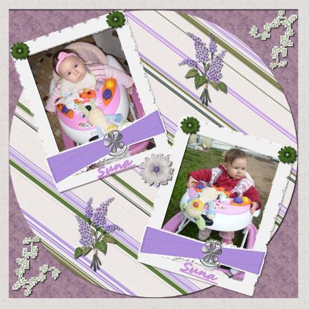 petite princesse et son trotteur 