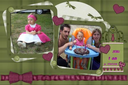 Anniversaire de suna 1 an 